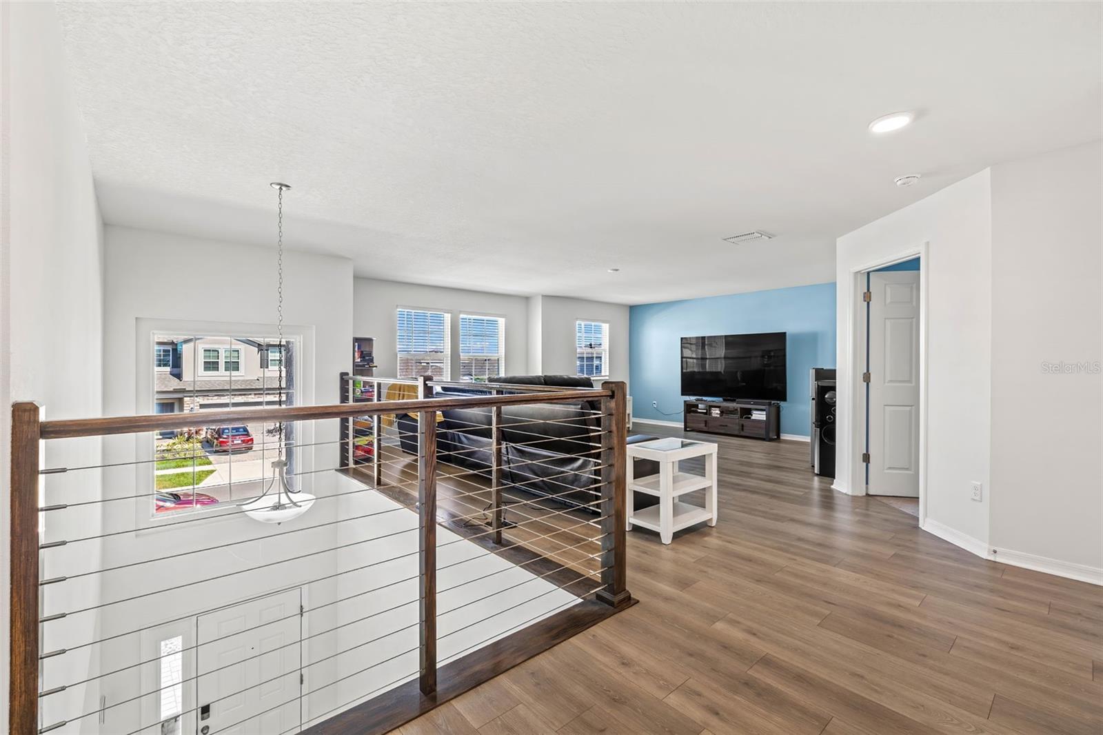 Upgraded Railing in Loft