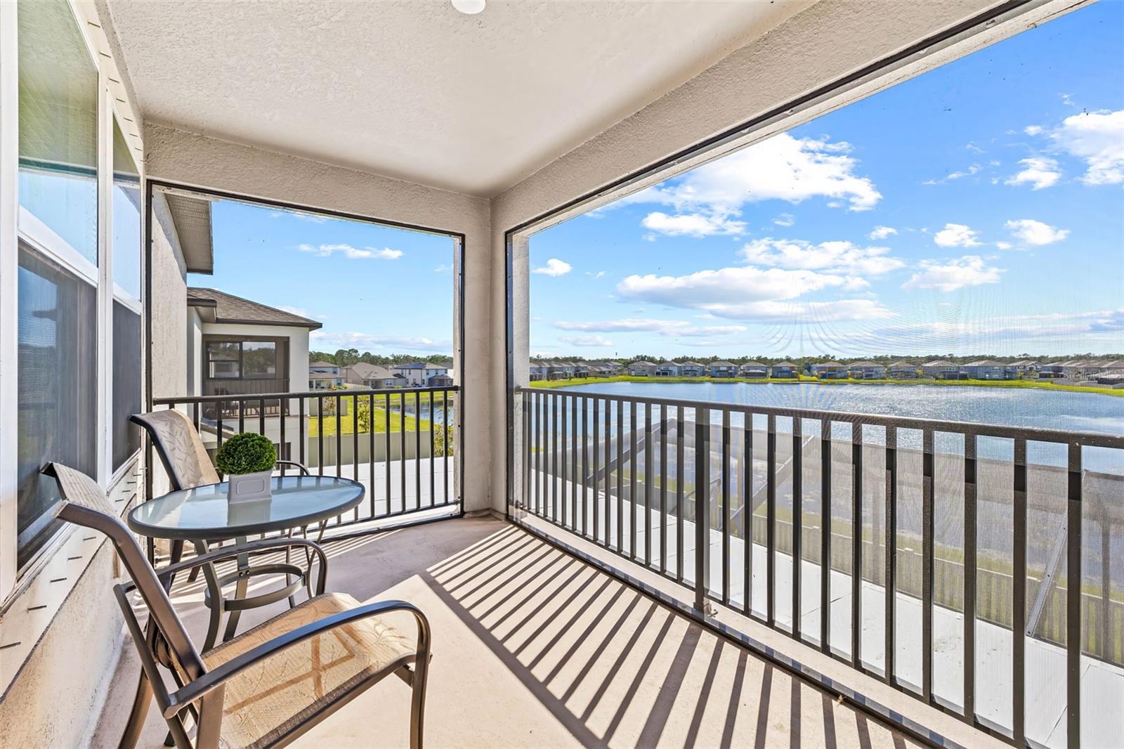Upgraded Screen in Balcony off of the Primary Bedroom