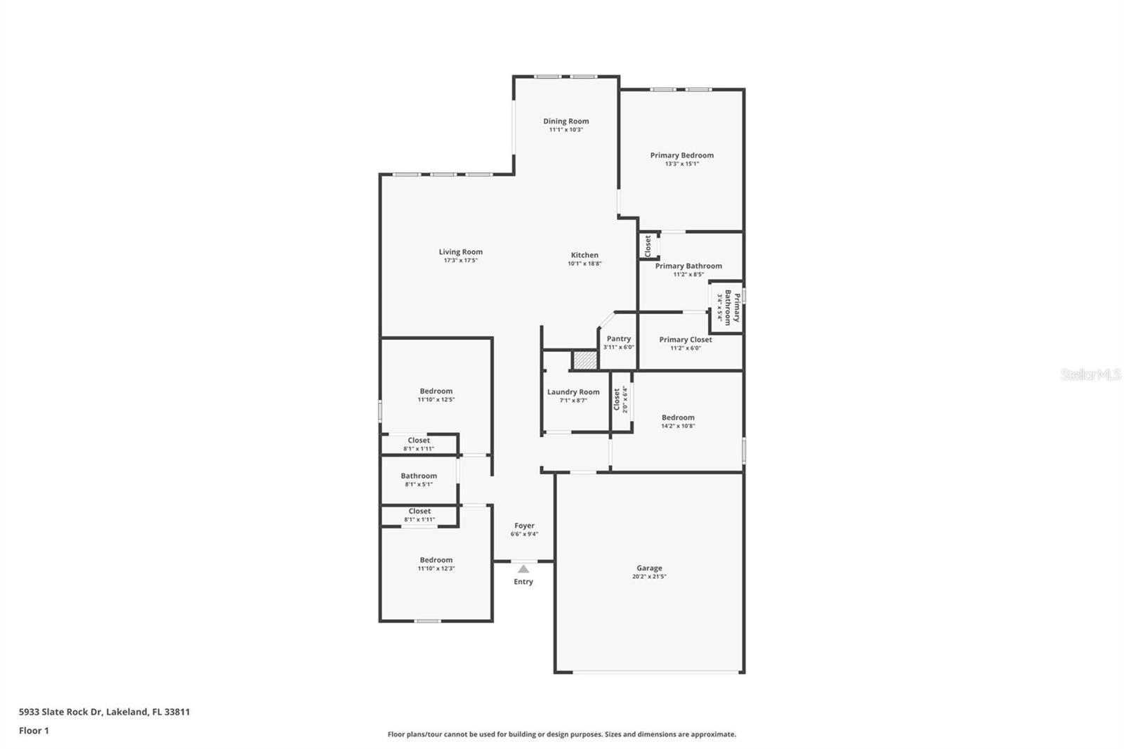 5933 SLATE ROCK DR, LAKELAND, FL, 33811