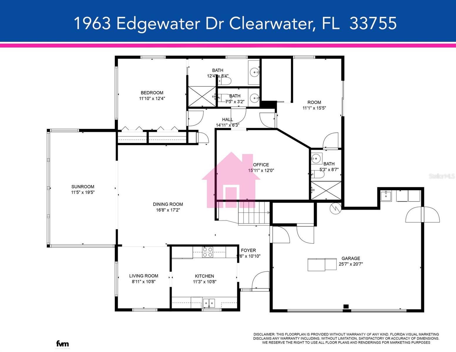 1963 EDGEWATER DR, CLEARWATER, FL, 33755