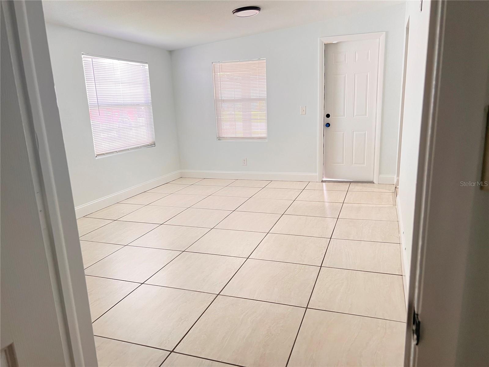 from laundry room to carport door