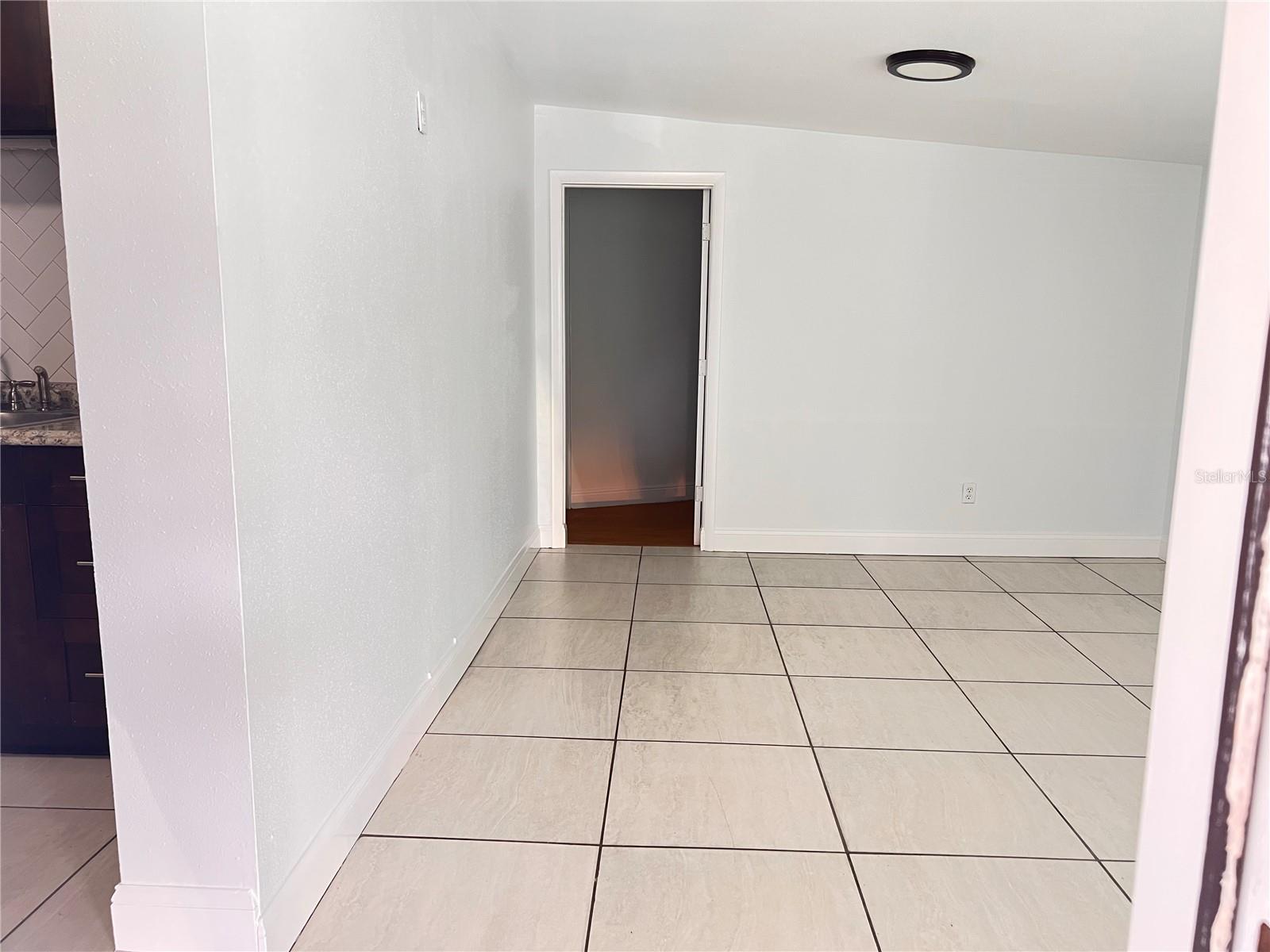 carport entrance to family room or dining area