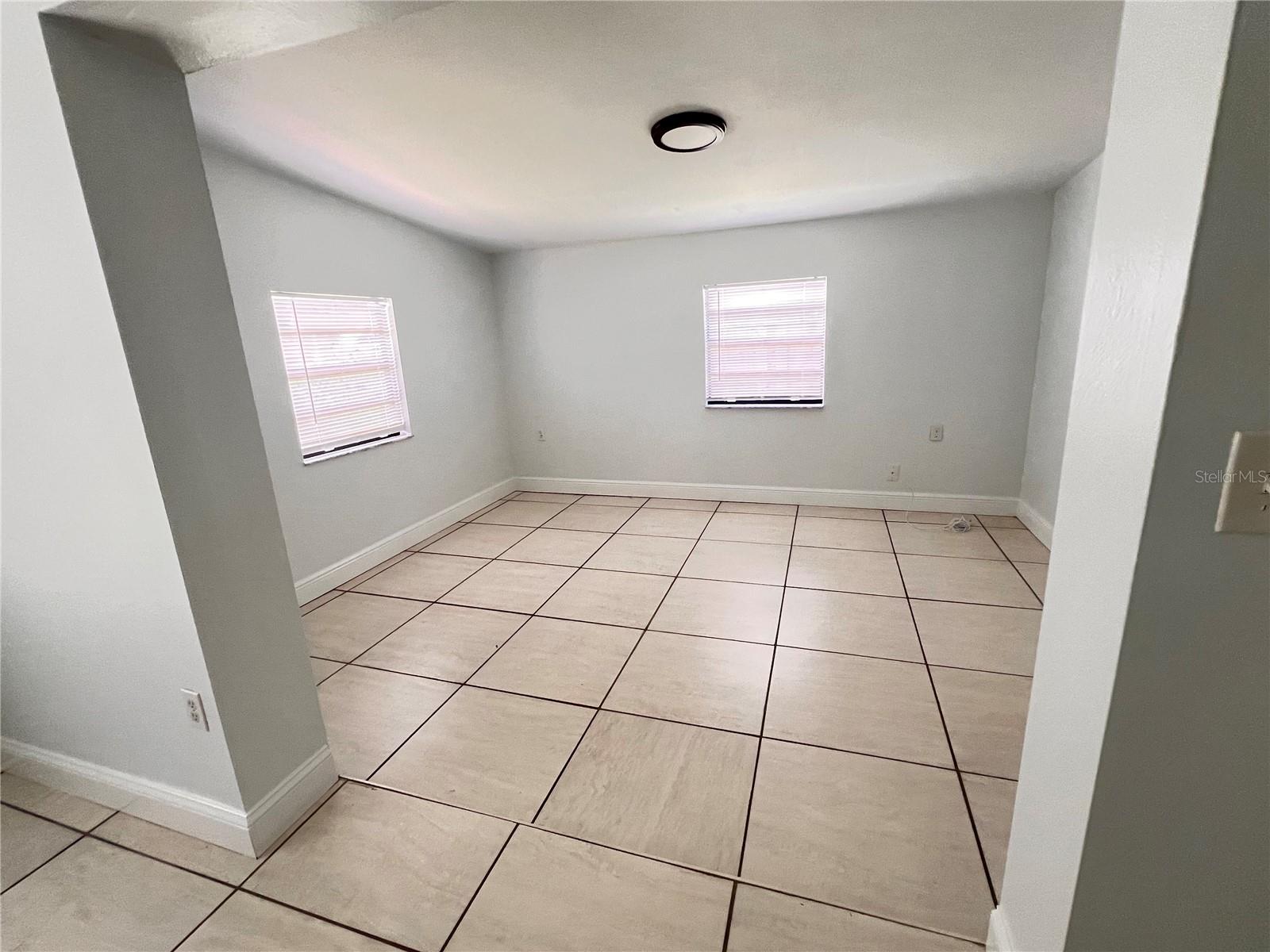 family or game room adjacent to living room
