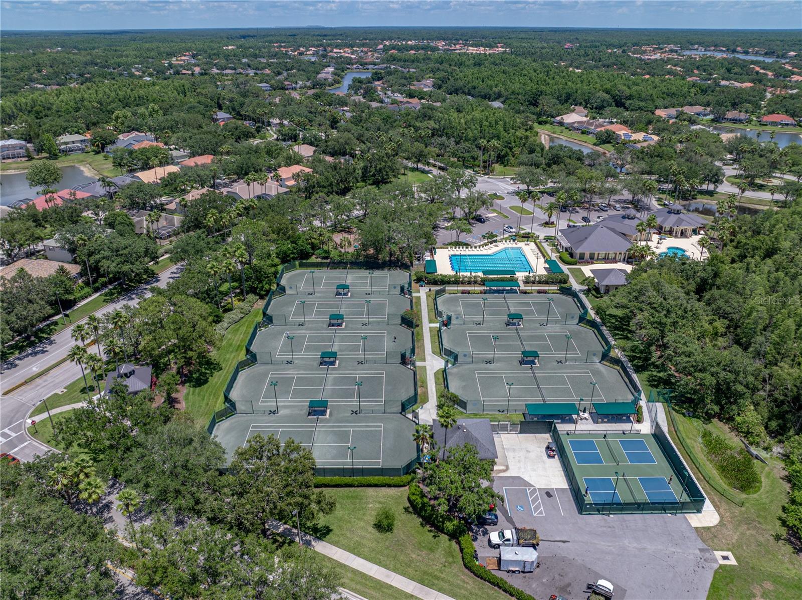 Sports Center Arial Shot
