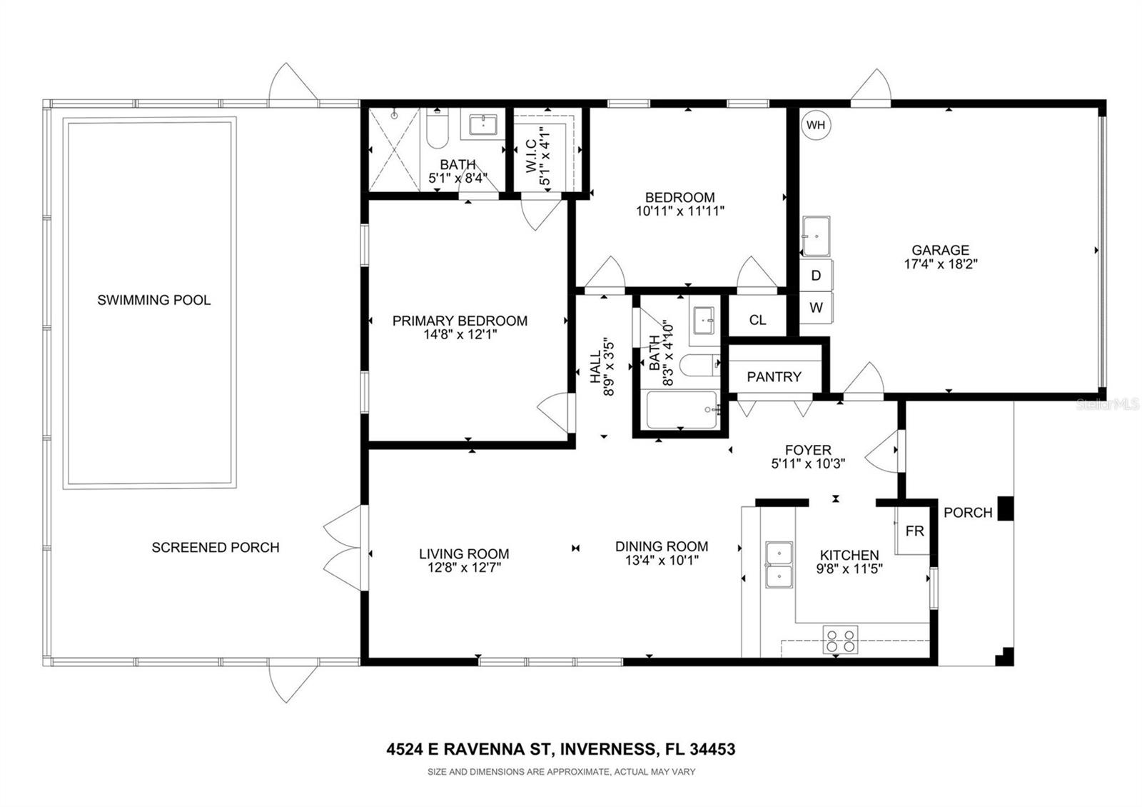 4524 E RAVENNA ST, INVERNESS, FL, 34453