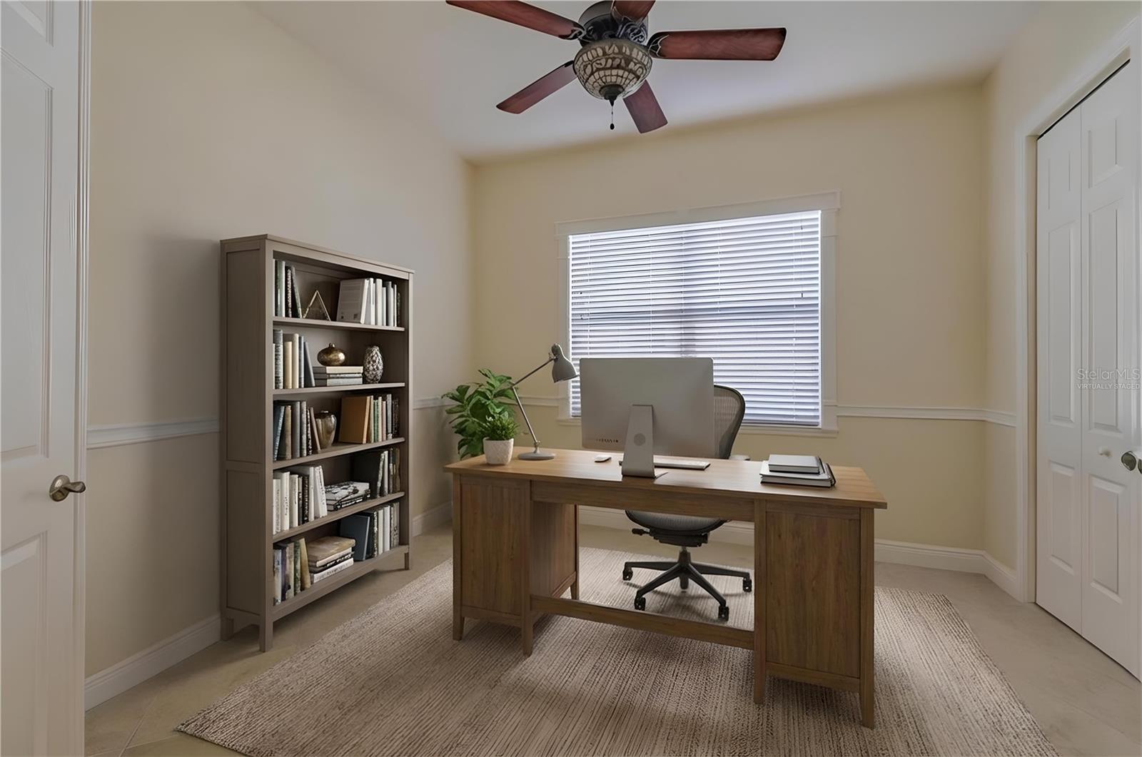Virtually Staged Office/Bedroom 3