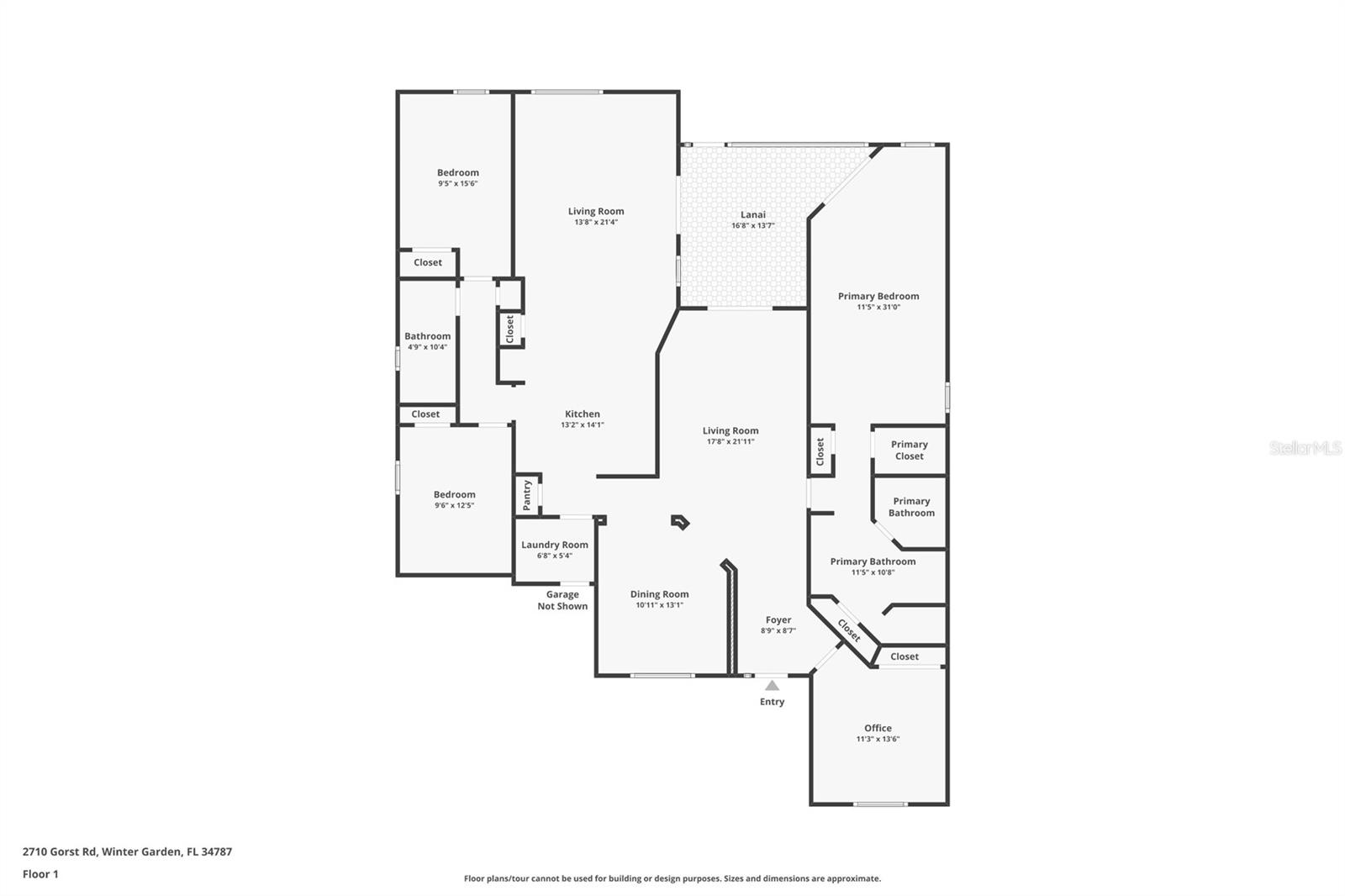 2710 GORST RD, WINTER GARDEN, FL, 34787