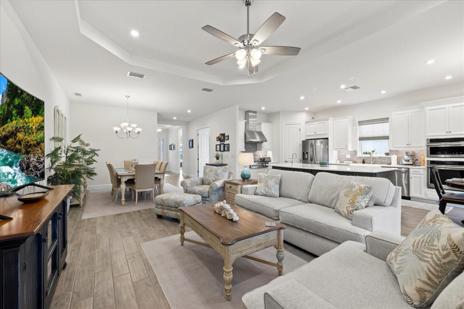 View toward entry way from Grand Salon