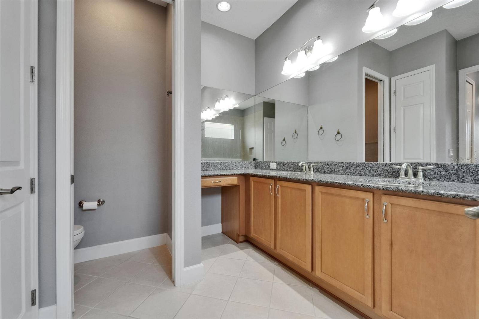 Primary Bathroom with private water closet