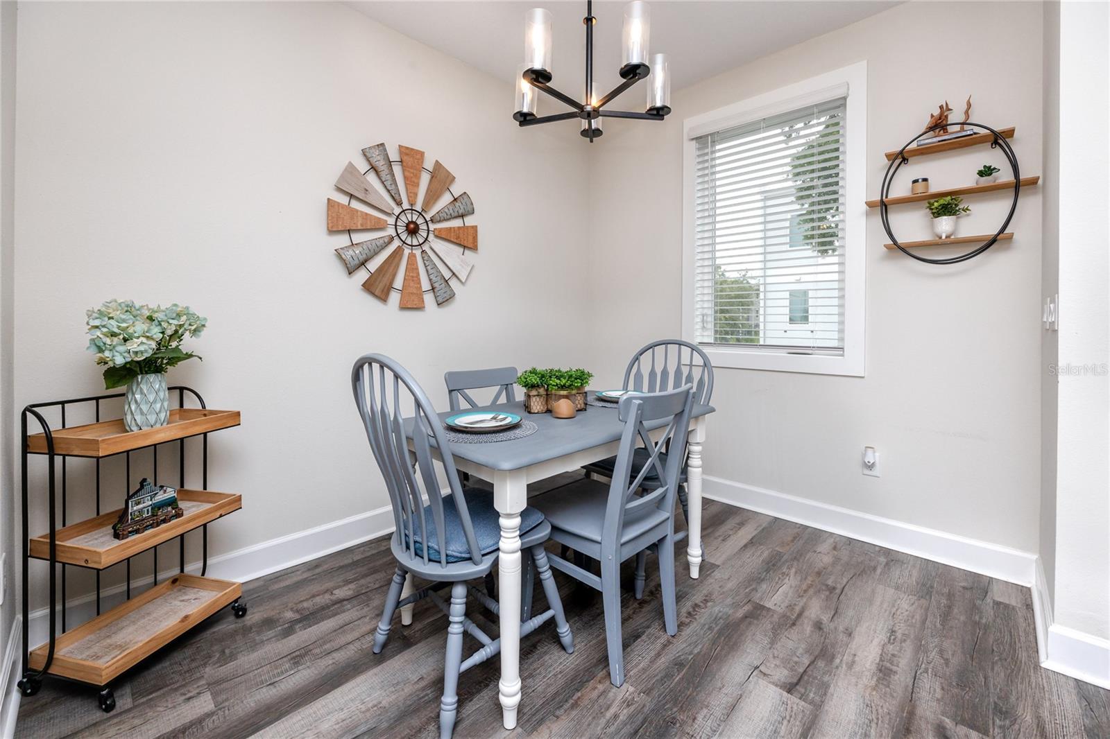 Separate dining area