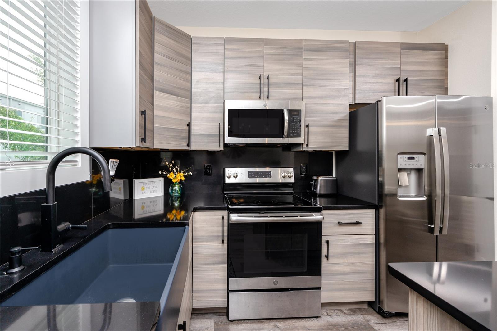 Custom flat panel cabinetry