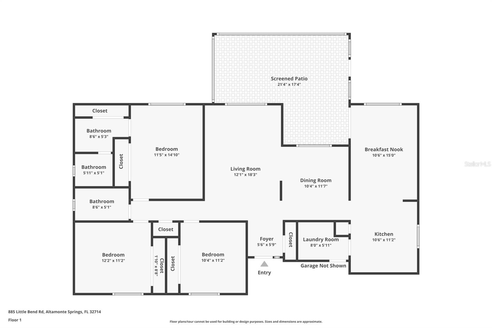 885 LITTLE BEND RD, ALTAMONTE SPRINGS, FL, 32714