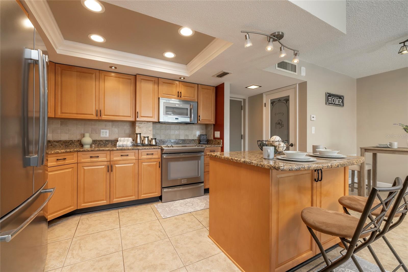 Kitchen from secondary bedroom