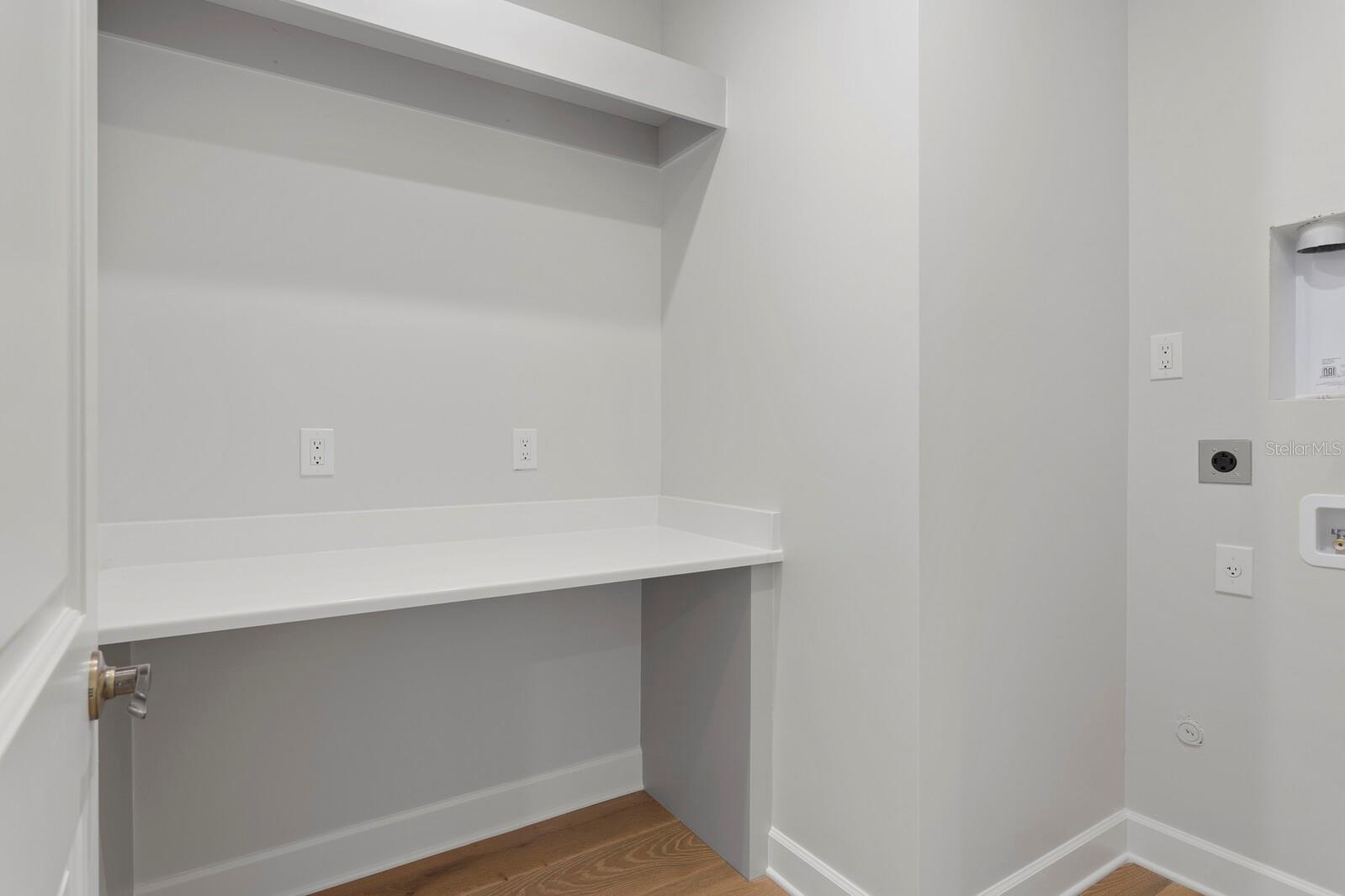 upstairs laundry room