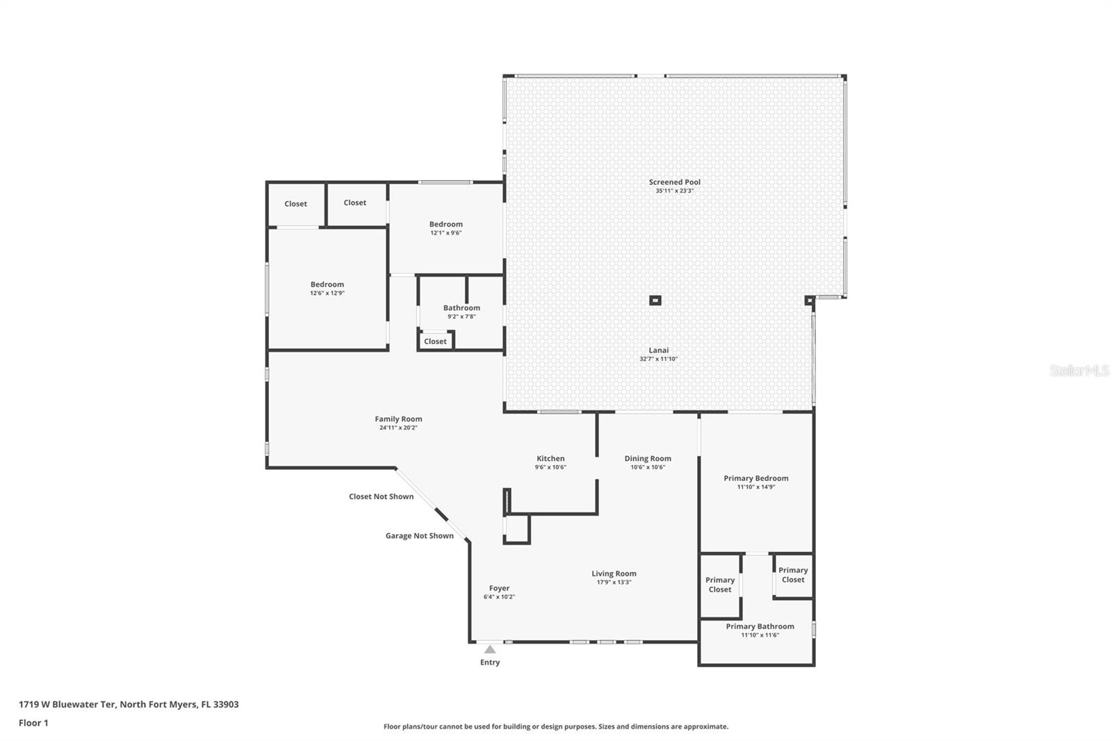 1719 W BLUEWATER TER, NORTH FORT MYERS, FL, 33903