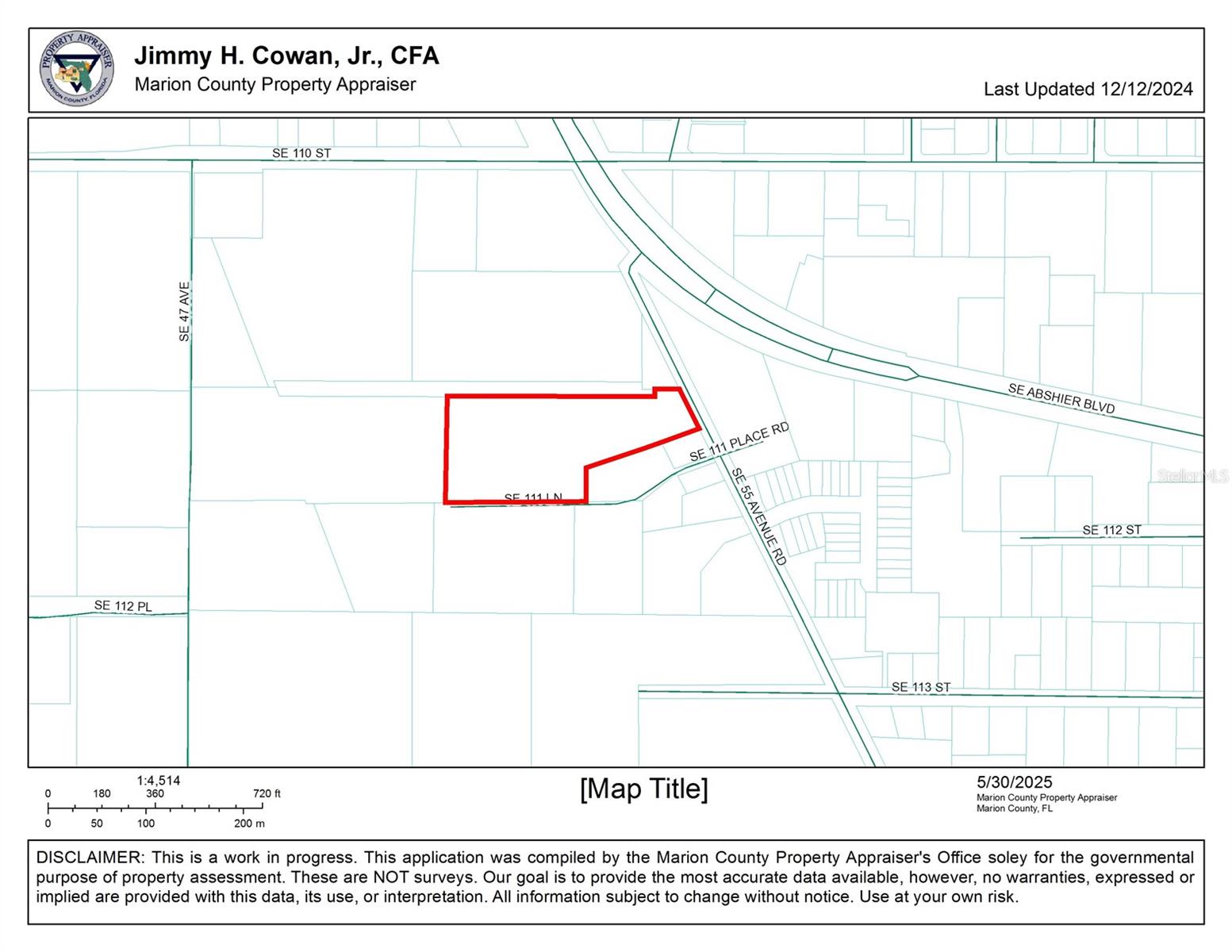 11144 SE 55TH AVENUE RD, BELLEVIEW, FL, 34420