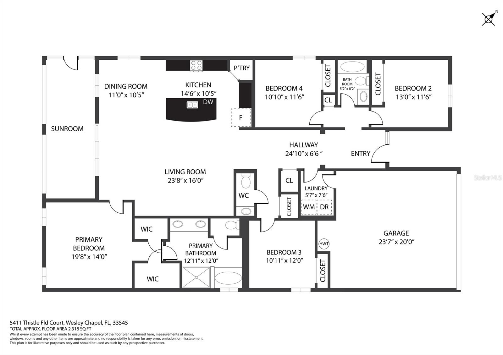5411 THISTLE FIELD CT, WESLEY CHAPEL, FL, 33545