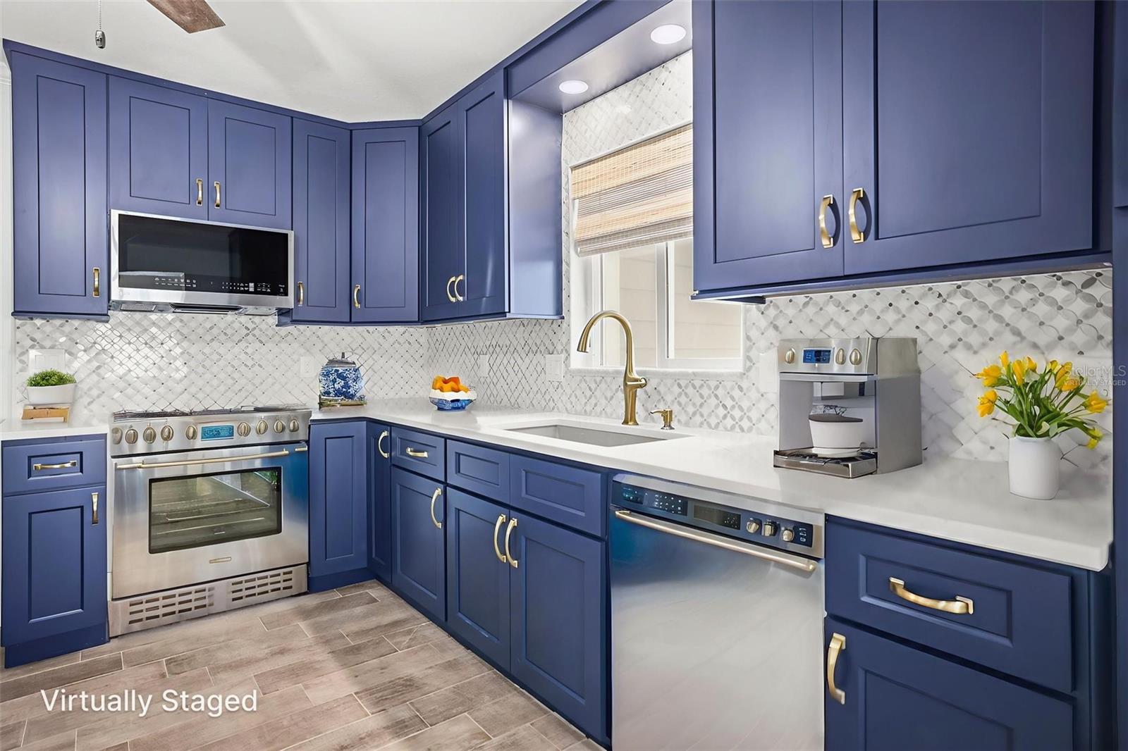 Virtually Staged. Kitchen