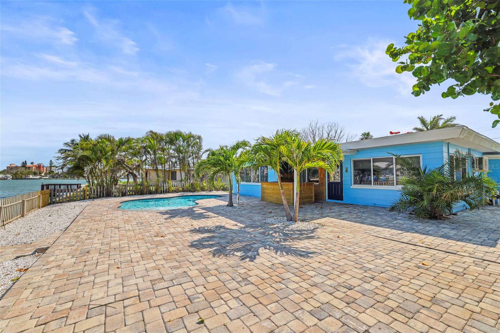 Pavered Patio with Pool