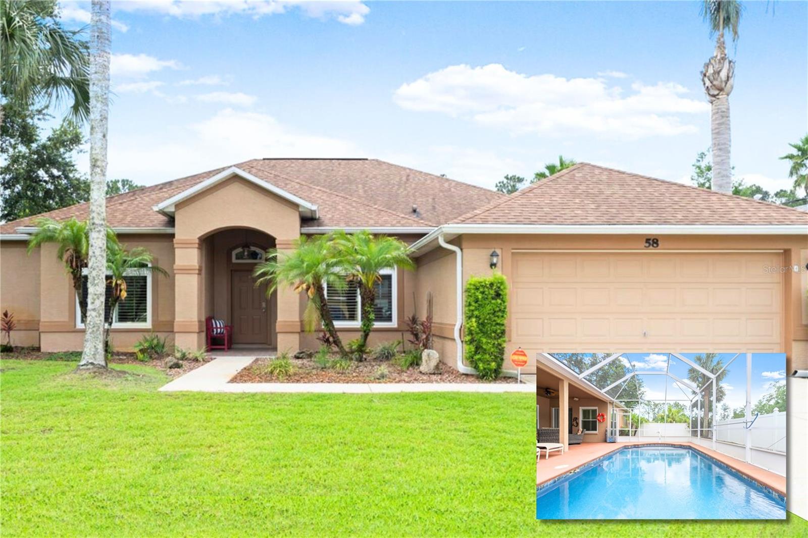 58 SLOCUM PATH, PALM COAST, FL, 32164