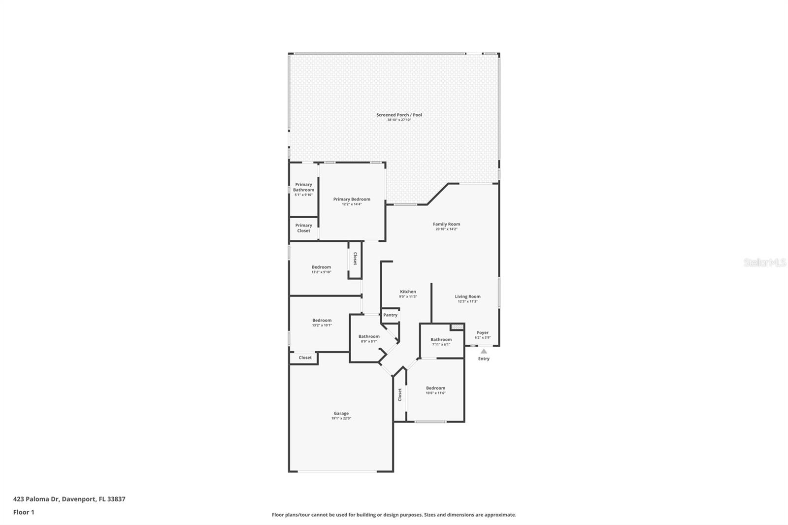 423 PALOMA DR, DAVENPORT, FL, 33837