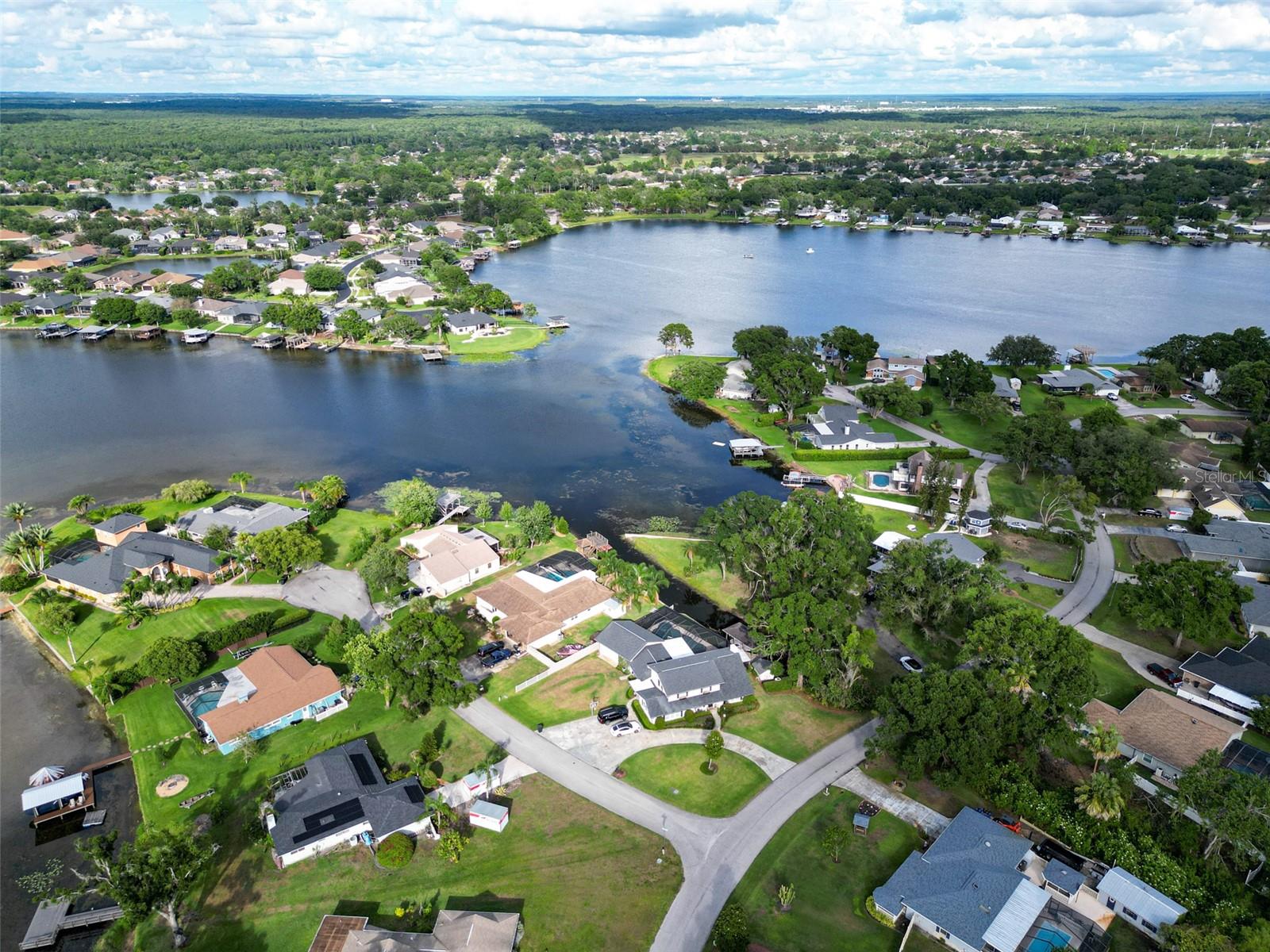 Aerial East Lake