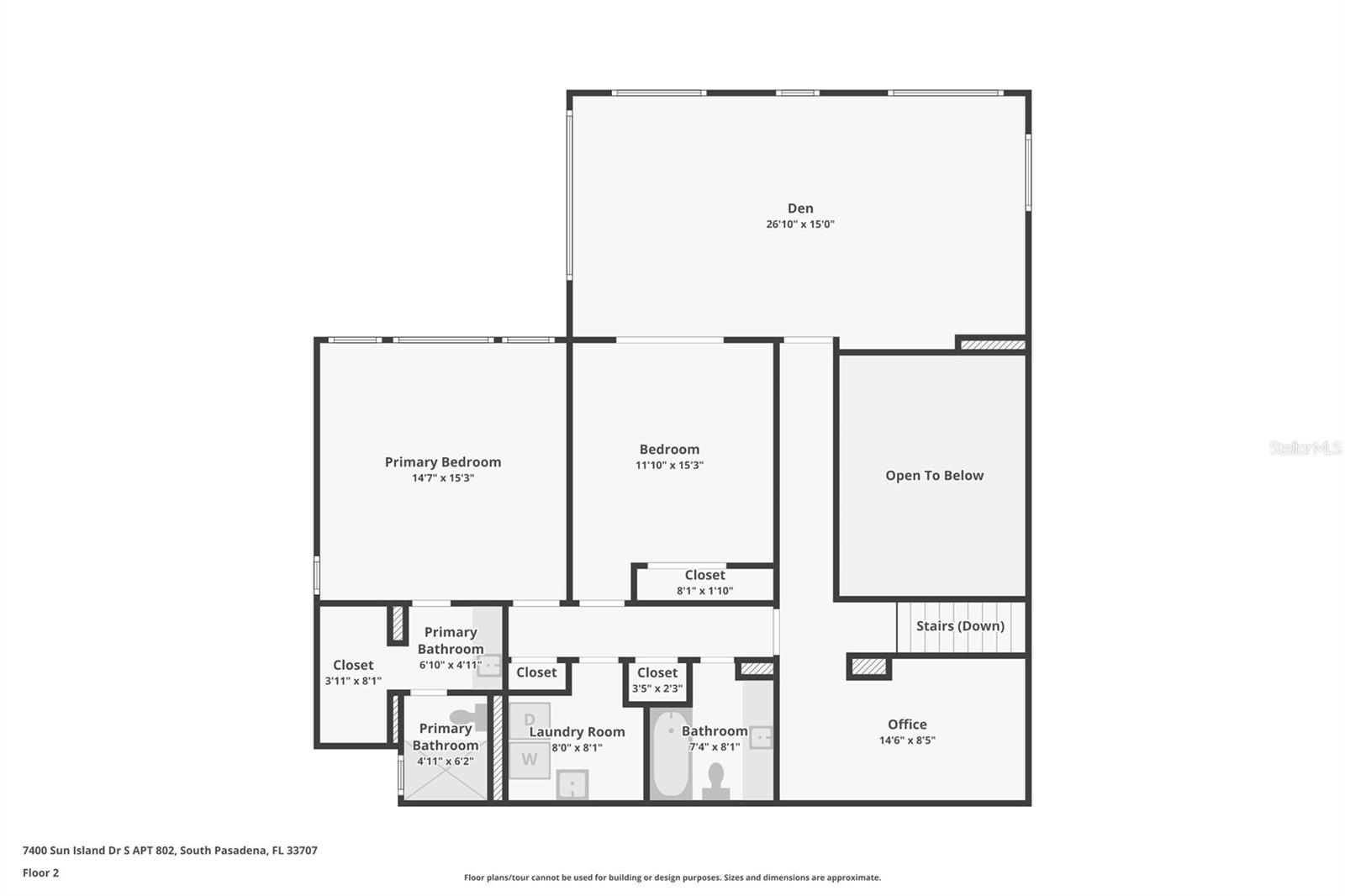 7400 SUN ISLAND DR S #802, SOUTH PASADENA, FL, 33707