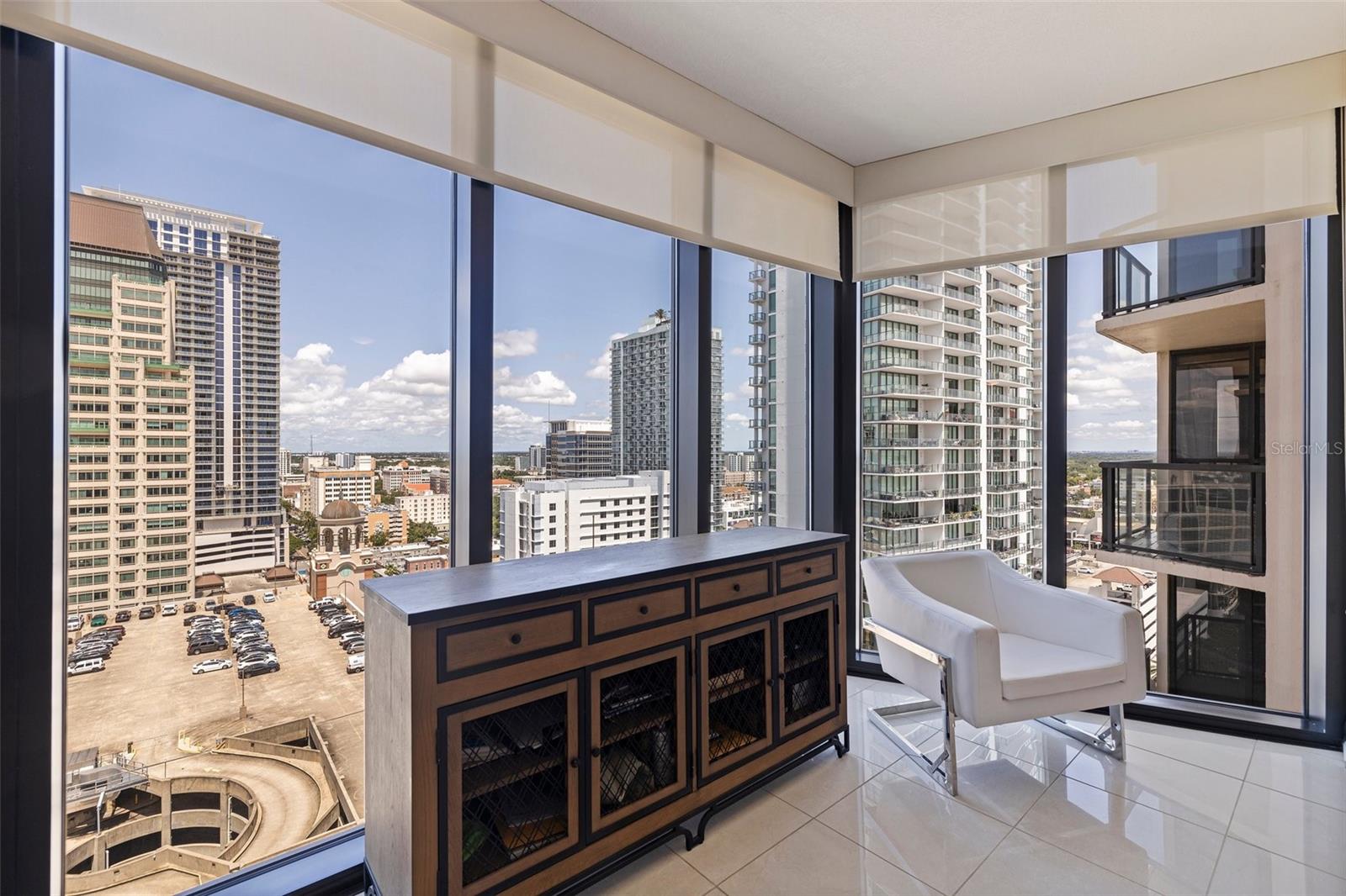 Floor-to-Ceiling Windows in Living Room
