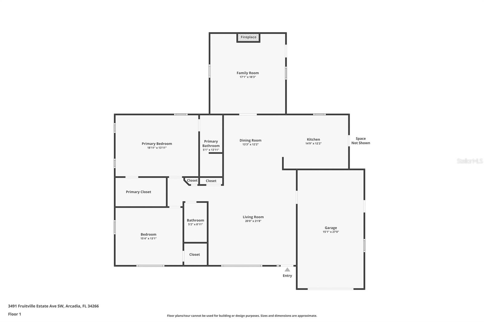 3491 SW FRUITVILLE ESTATES AVE, ARCADIA, FL, 34266