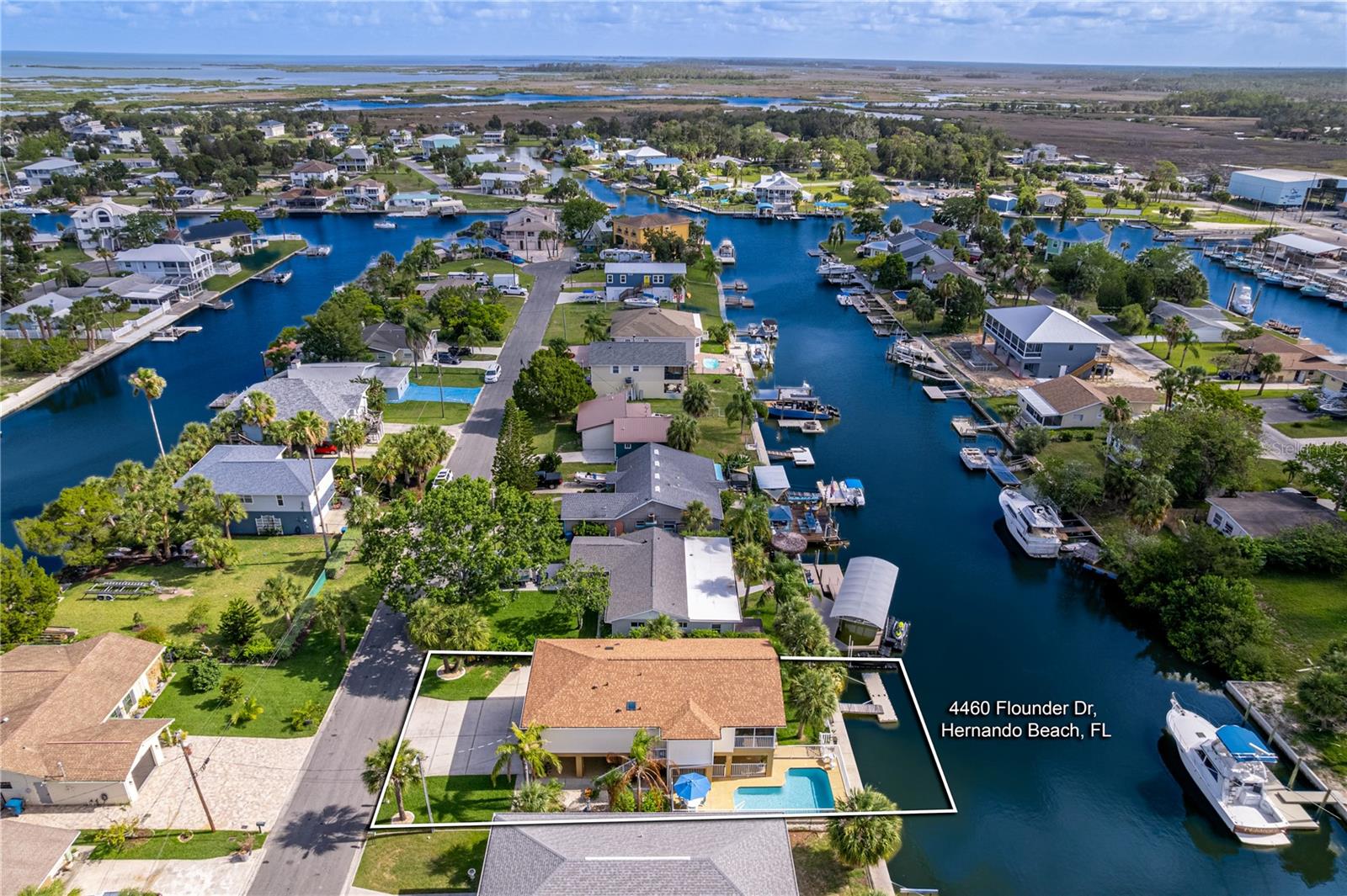 4460 FLOUNDER DR, HERNANDO BEACH, FL, 34607