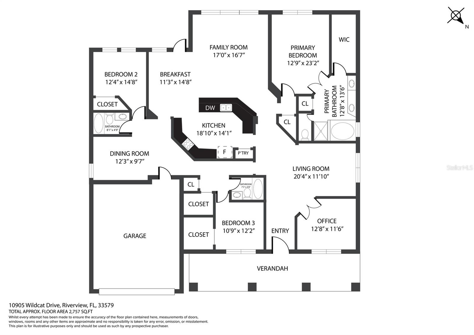 10905 WILDCAT DR, RIVERVIEW, FL, 33579