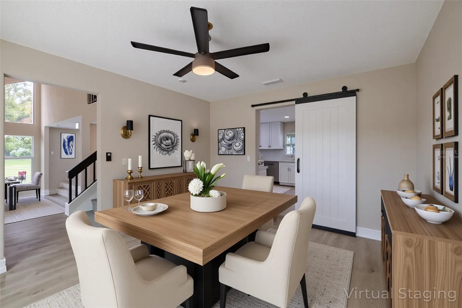 Formal Dining Room - Virtually Staged