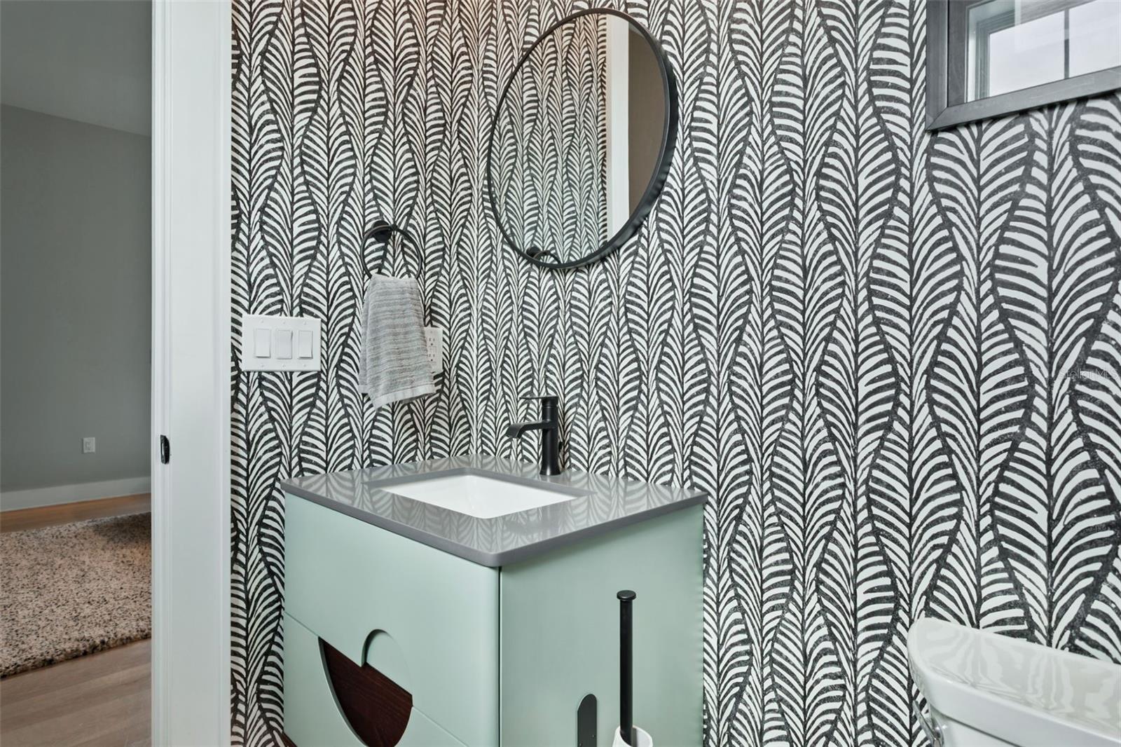 powder room off loft