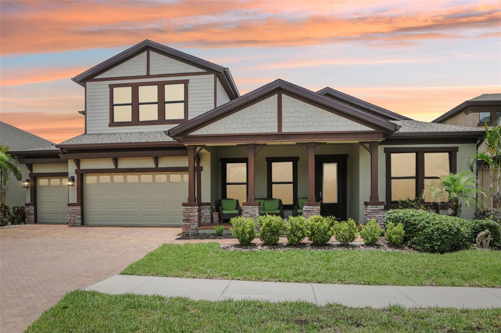 Enjoy cool evening sunsets