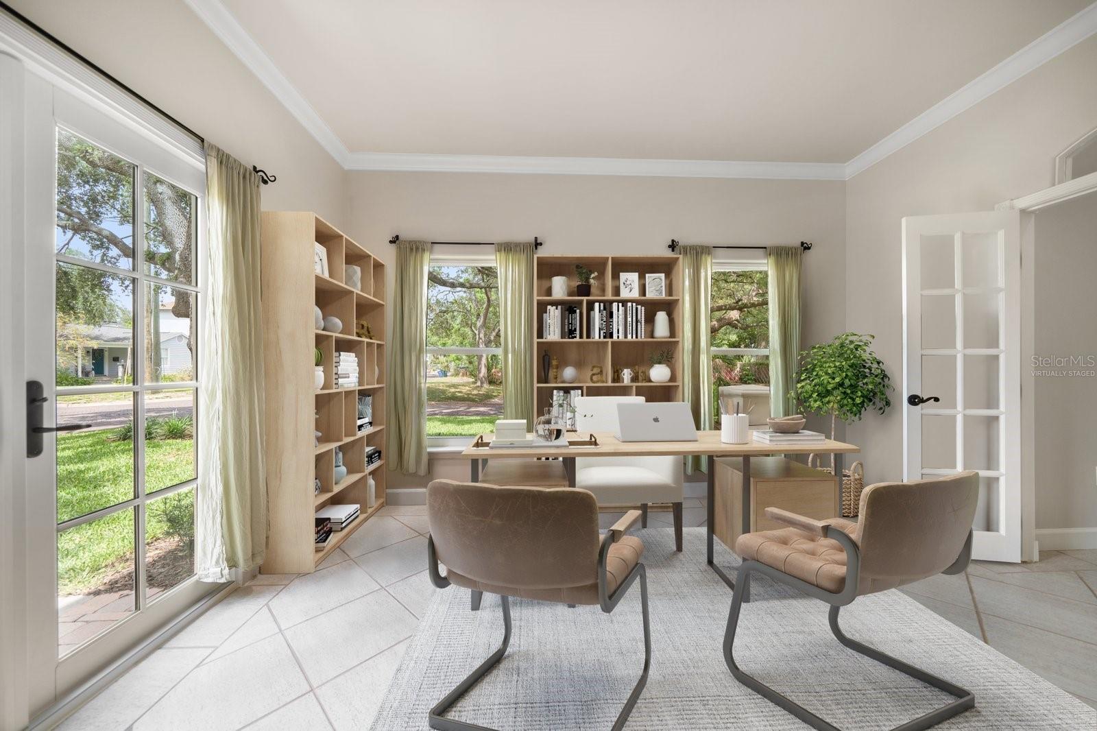 Virtually Staged/ Potential Office