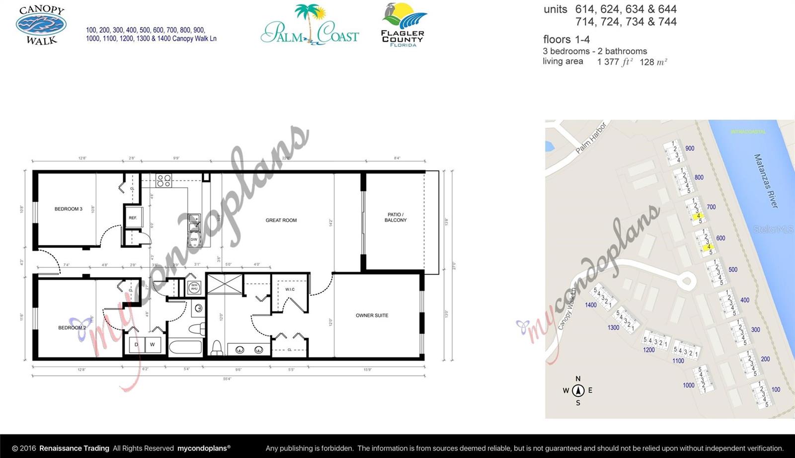 600 CANOPY WALK LN #634, PALM COAST, FL, 32137