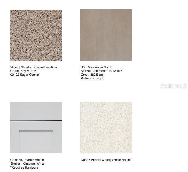 13584 Tropical Breeze Way design selections! This home is currently under construction and selections are subject to change