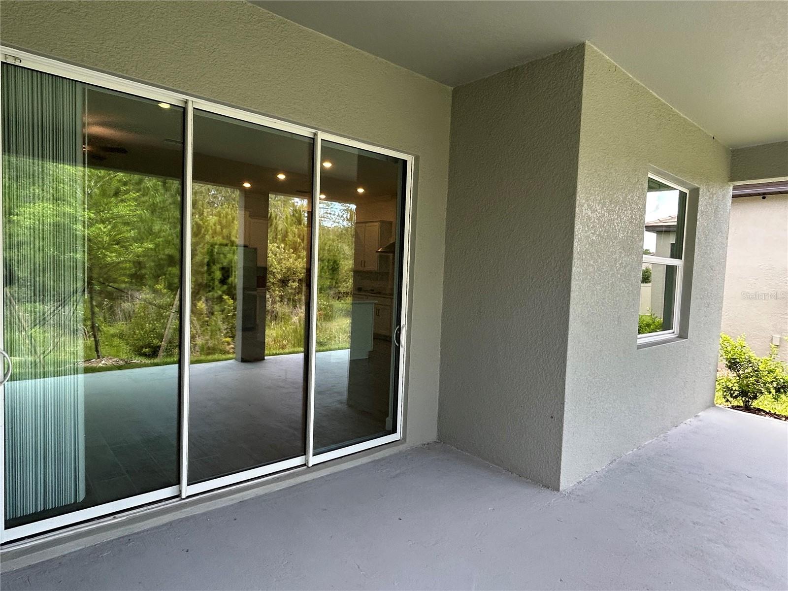 Double Sliding Glass Doors to Lanai Area