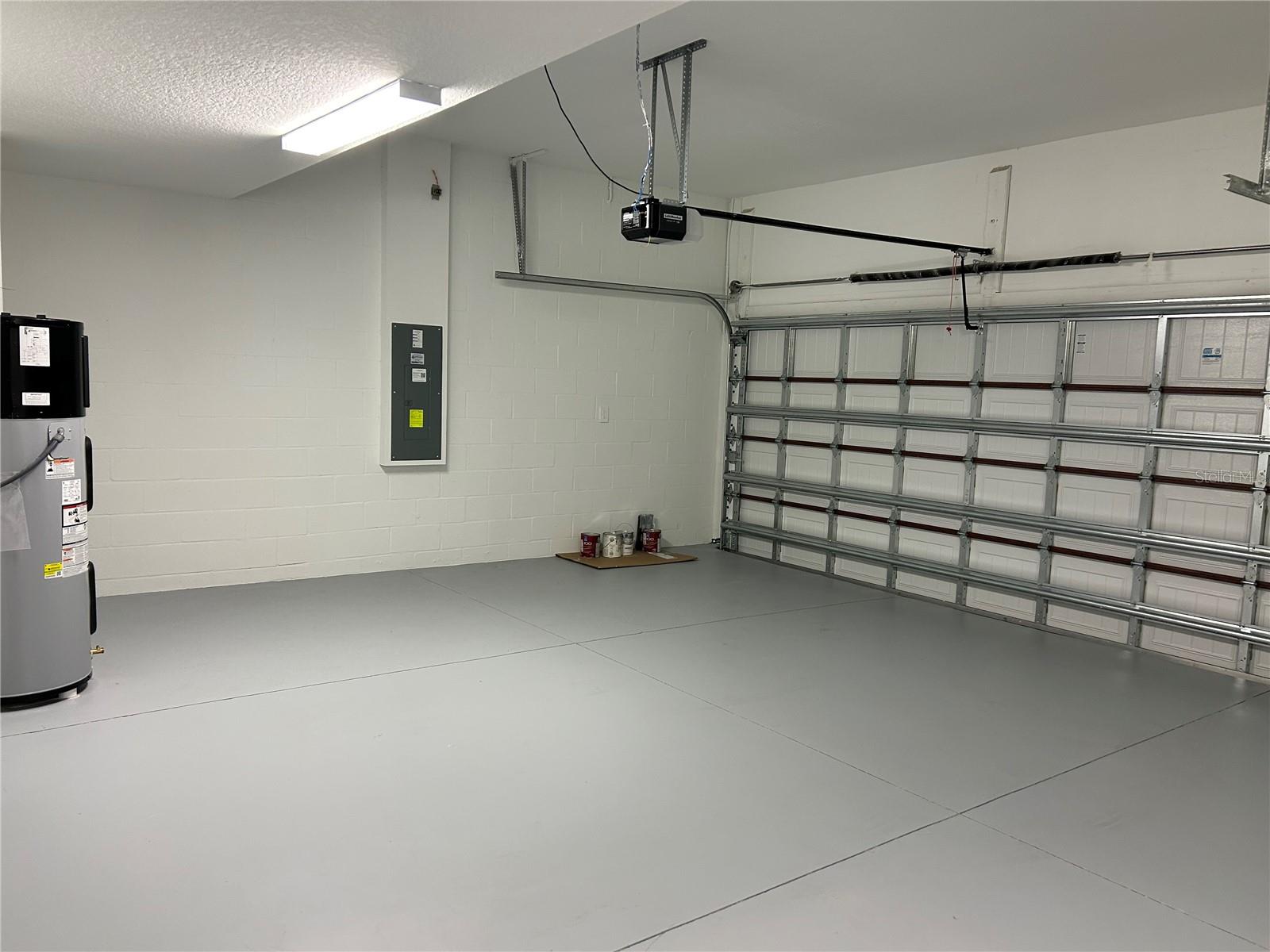 18 X 20, 2 Car Garage with Hybird Electric Water Heater