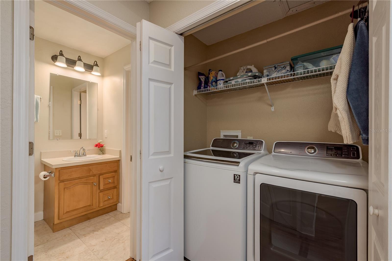 Laundry Closet on Main Floor
