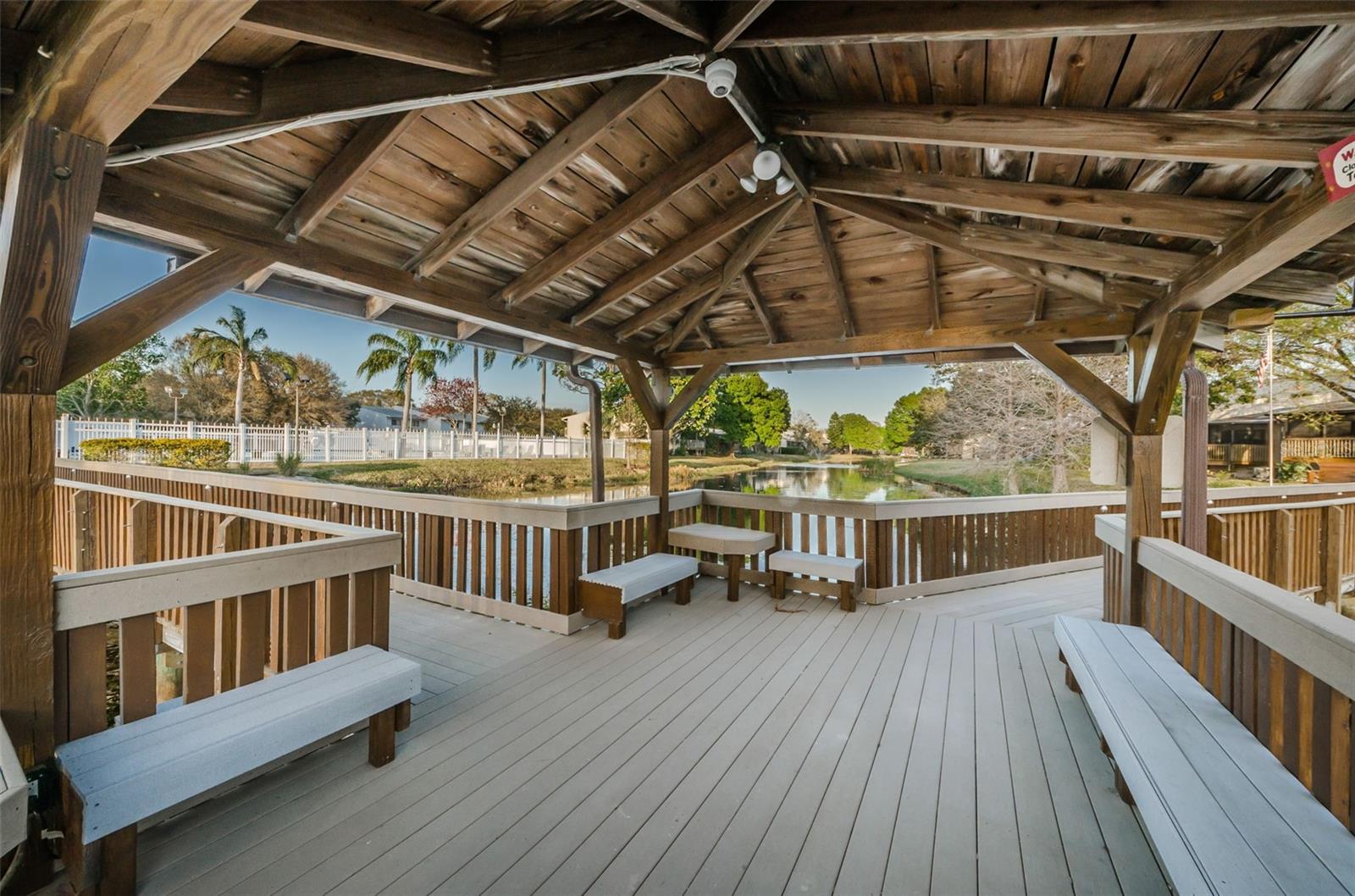 Pavillion over the estuary