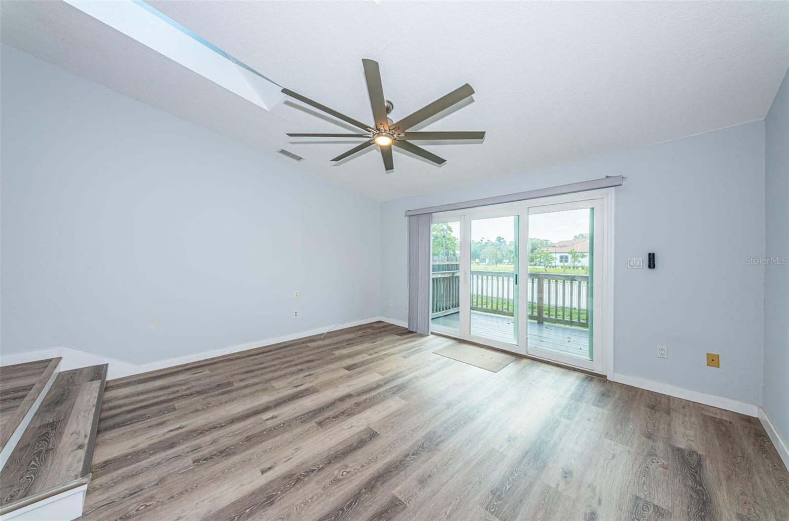 Great room & slider to rear porch