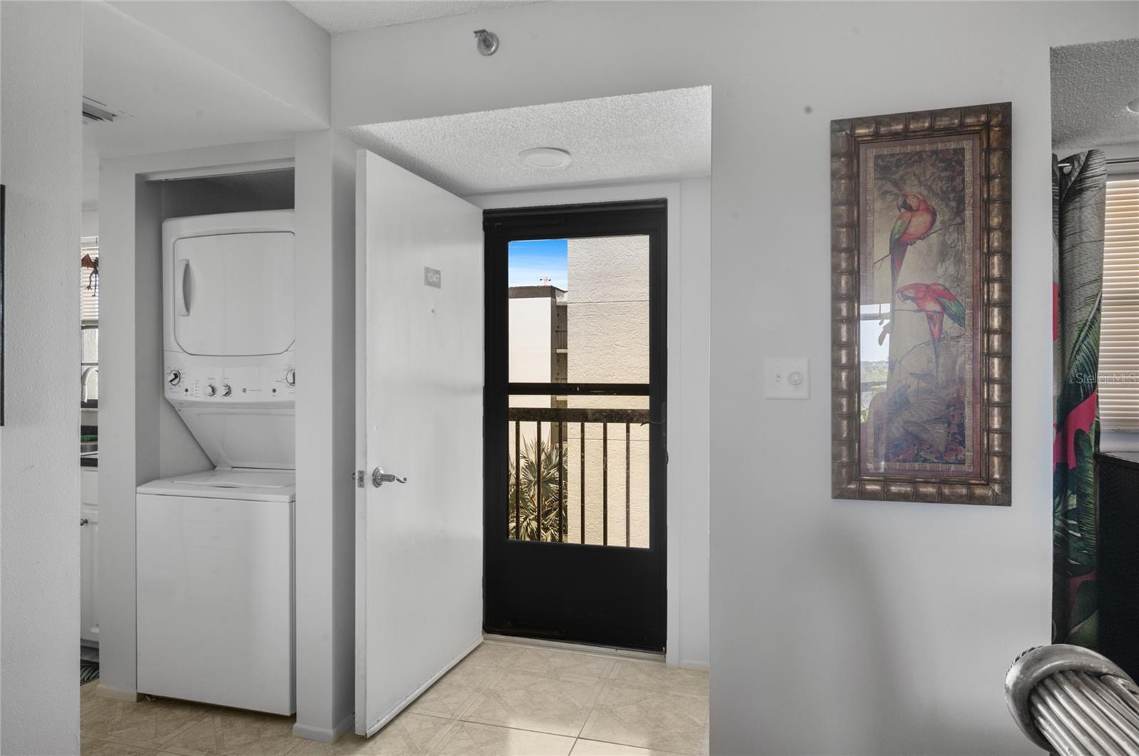 Entry for condo unit (coat closet not visible in photo)