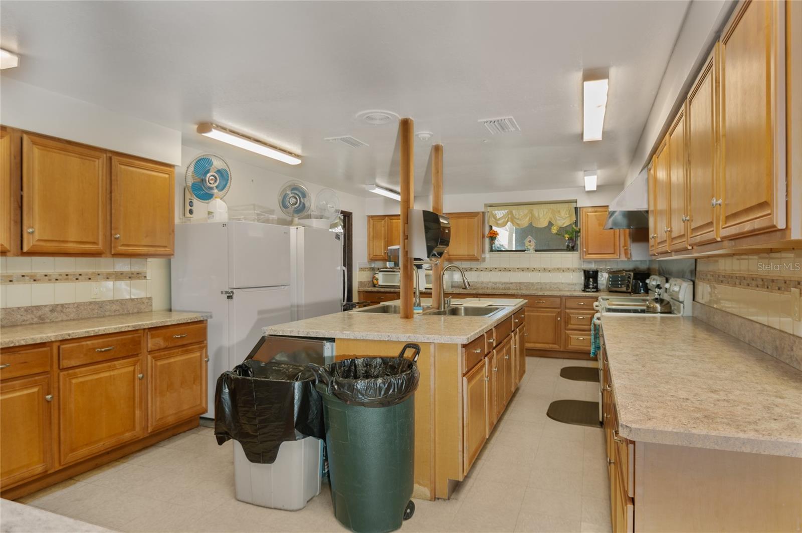 Full kitchen connected to the auditorium