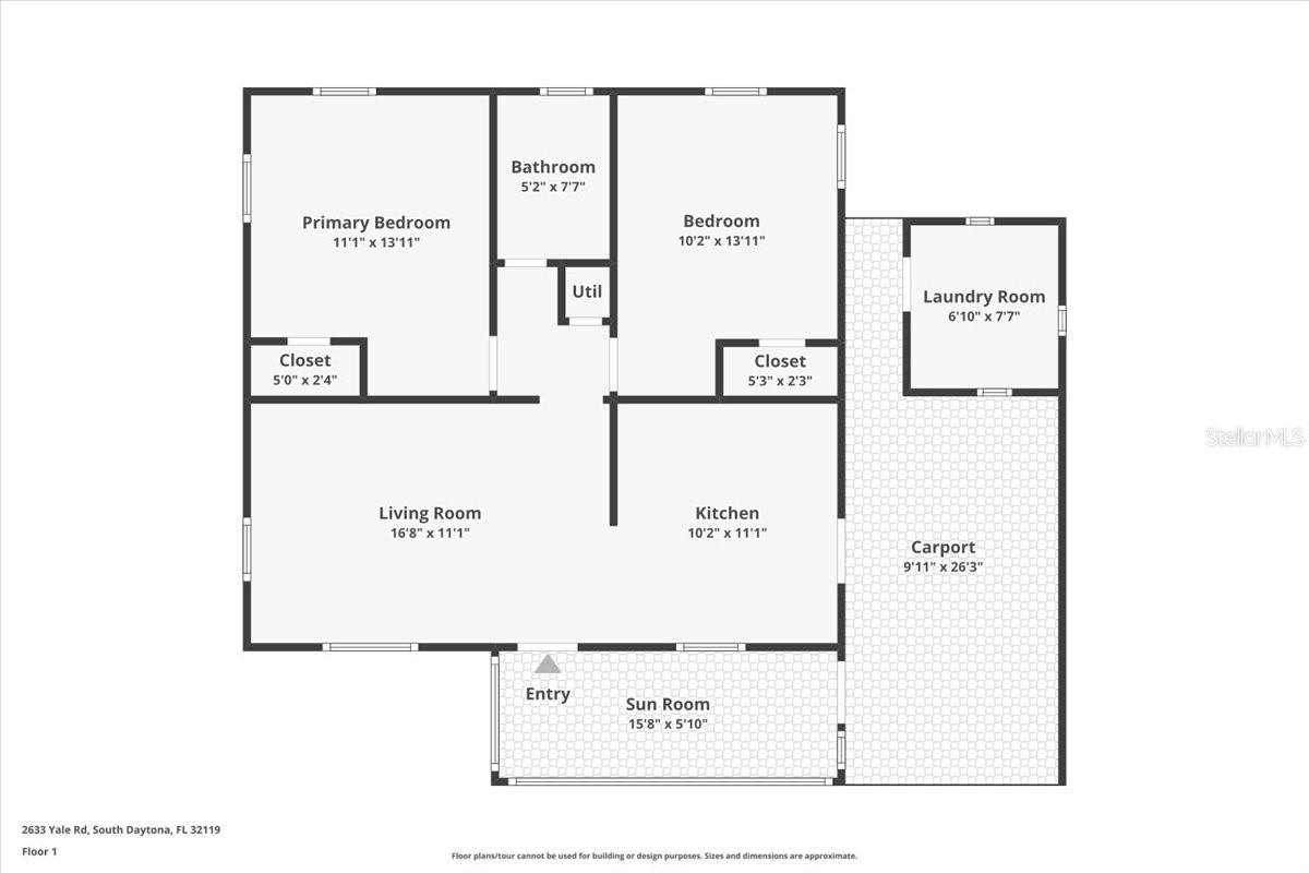 2633 YALE RD, SOUTH DAYTONA, FL, 32119