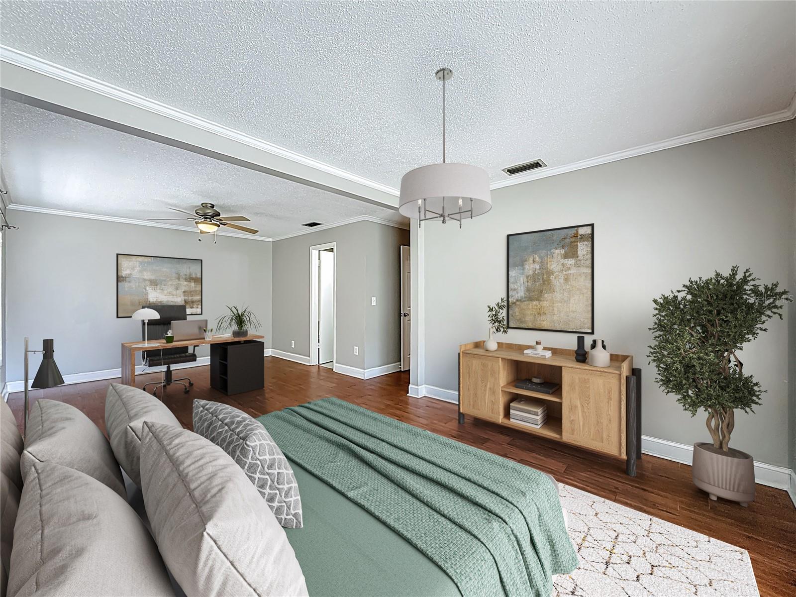 Main Bedroom staged