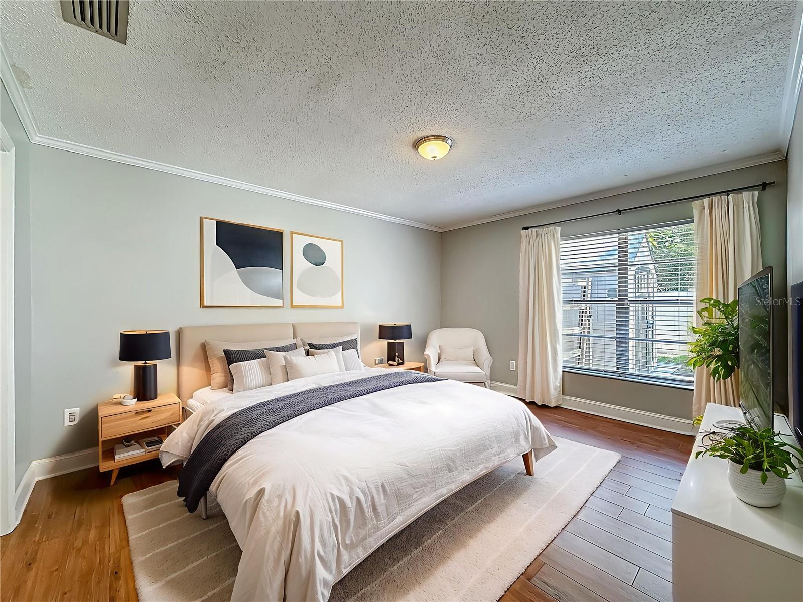 2nd Bedroom staged