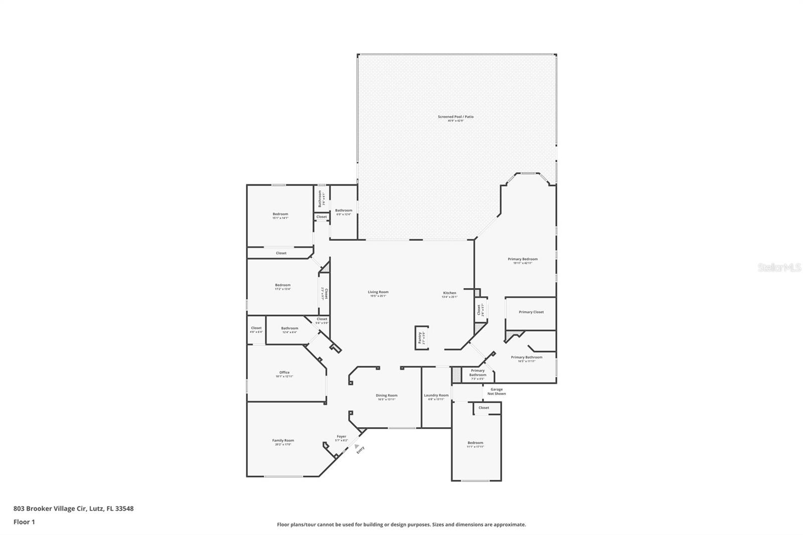 803 BROOKER VILLAGE CIR, LUTZ, FL, 33548