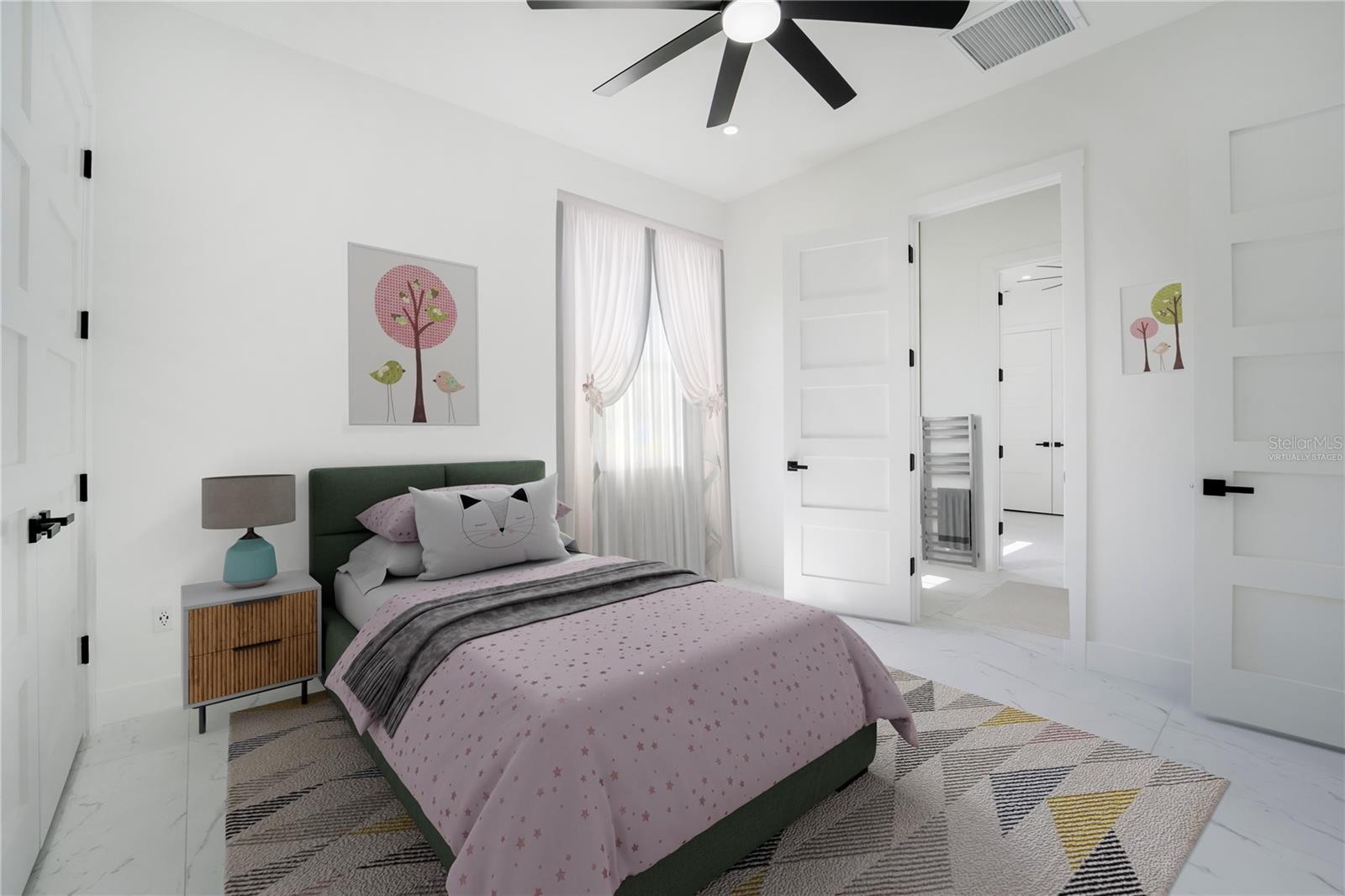 Bedroom Virtually Staged