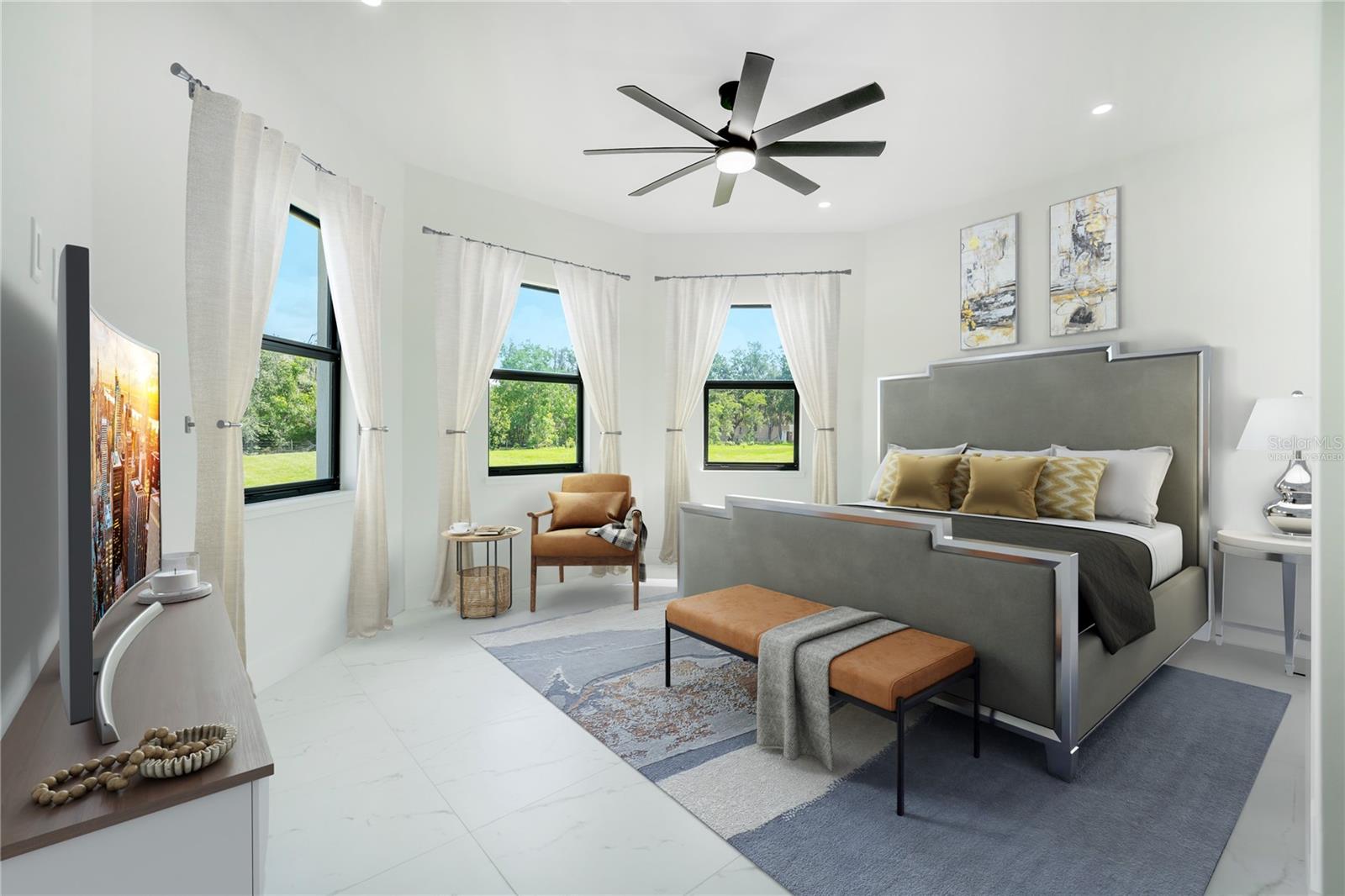 En Suite Virtually Staged